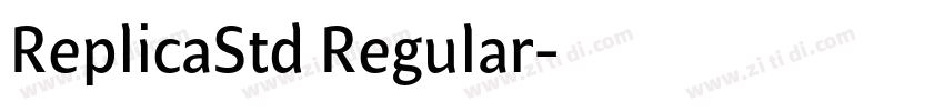 ReplicaStd Regular字体转换
